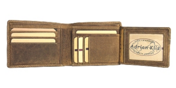 Bison Leather Wallet - Adrian Klis