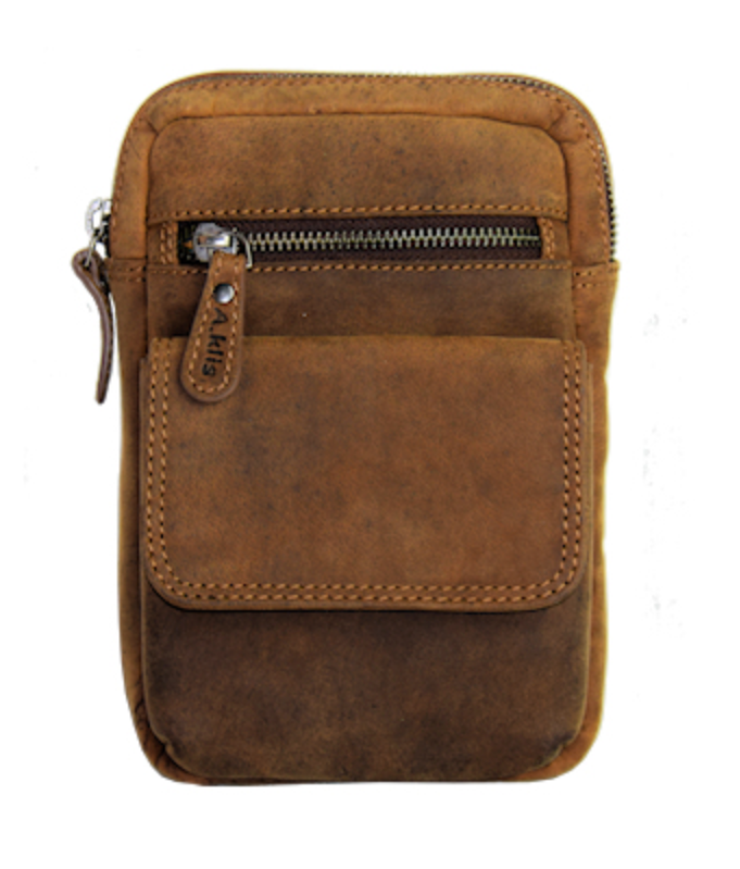 Bison Leather Unisex Cross Body - Adrian Klis