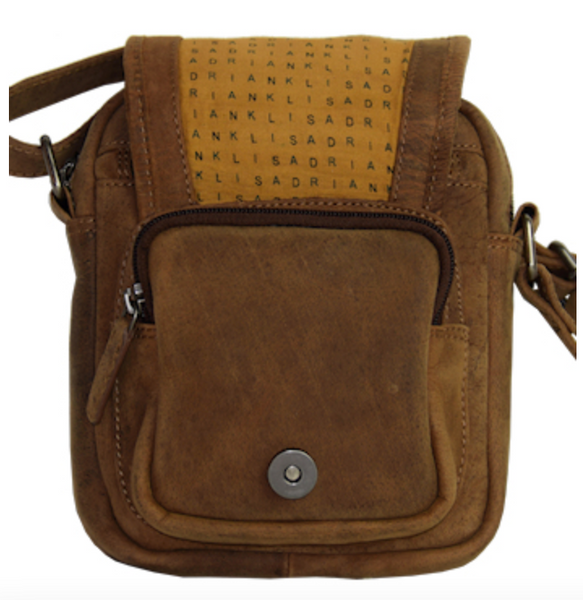 Cross Body Bison Leather Bag - Adrian Klis