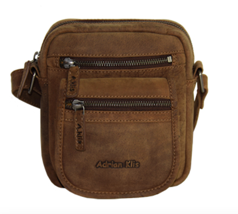 Cross Body Bison Leather Bag - Adrian Klis