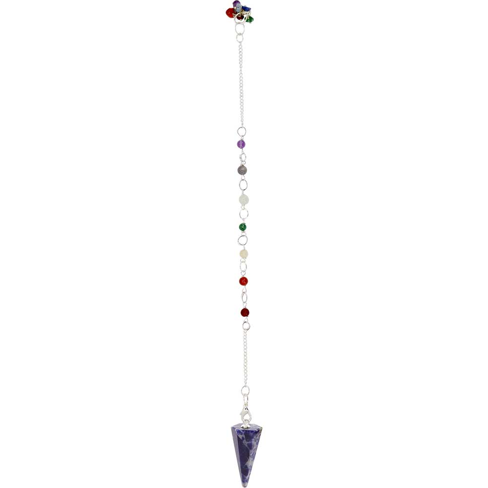 Pendulum - Sodalite with Chakras