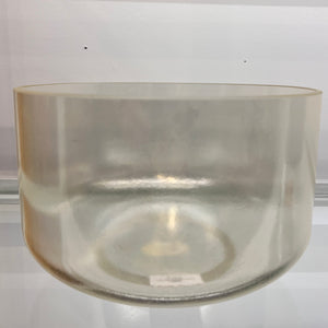 10" D -15 Lemon Aura Gold Alchemy Crystal Bowl