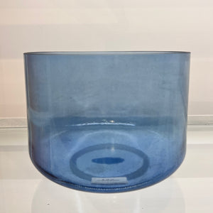 8" F# -45 Indigo Alchemy Crystal Bowl