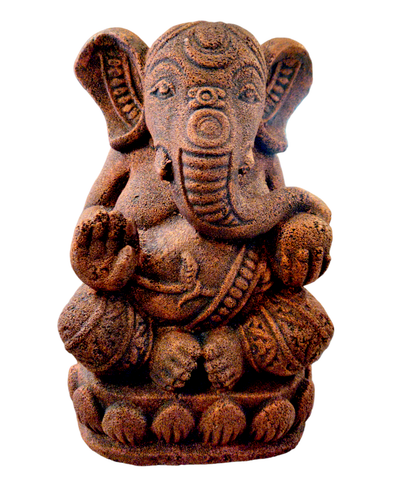 Volcanic Stone Statue - Ganesha