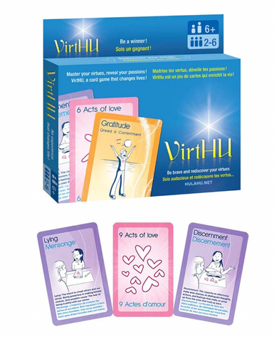 VirtHU, a spiritually educational card game - Gaston J. Ouellet, Hulahu