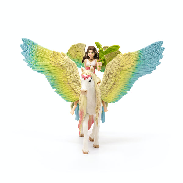 Schleich Fairy Surah with Glitter Pegasus