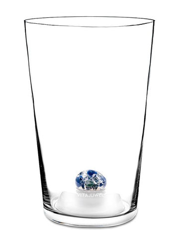 Vitajuwel Flora Vase with Crystal and Gemstone pod